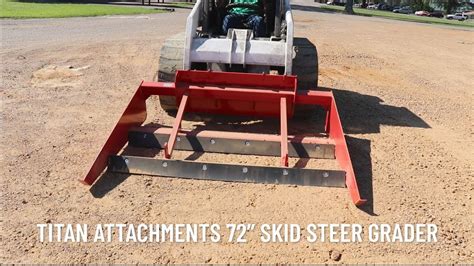 titan attachments skid steer graders skid steers|titan attachments customer service.